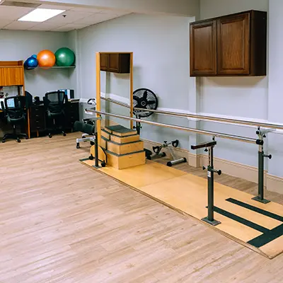 The rehab gym at Glendale