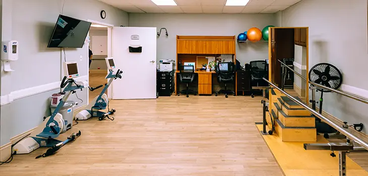 The rehab gym at Glendale
