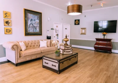 The lobby at Casitas Care Center