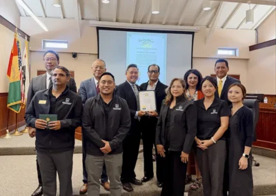 Broadway Healthcare Center staff at the Certificate of Recognition Ceremony