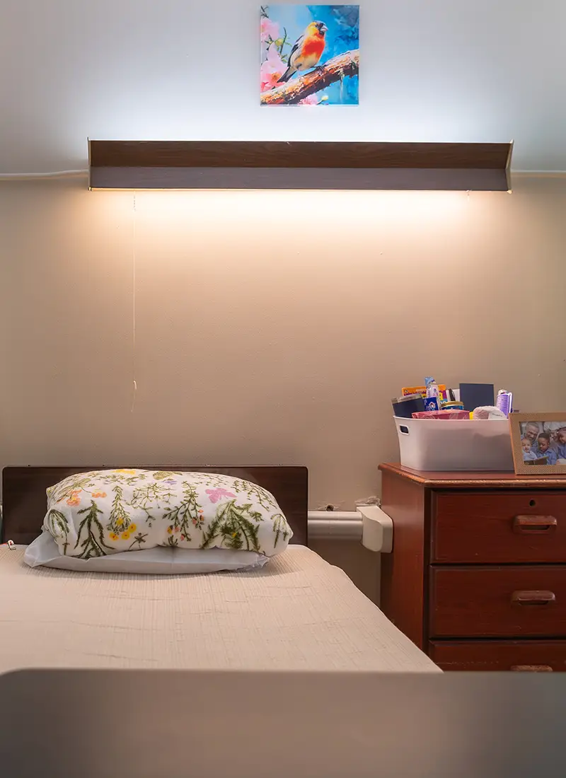 A bedroom at Hickory Village