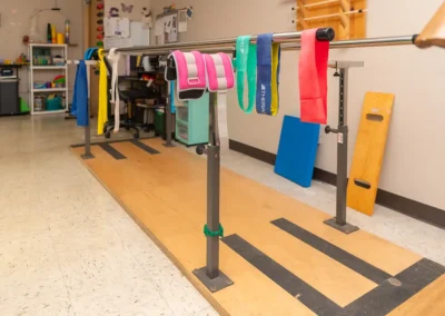 A physical therapy room at Hickory Village