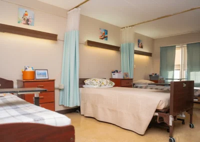 A semi-private bedroom at Hickory Village