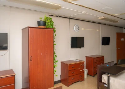 Dressers in a bedroom at Hickory Village