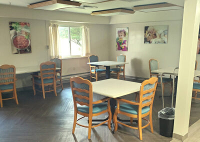Dining area at Maple Gardens facility