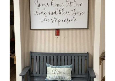Rocky River Gardens "Life is Beautiful" pillow