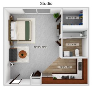 Maple City Studio Floor plan