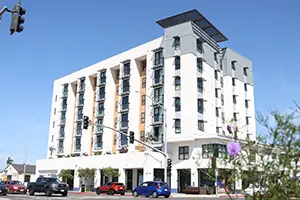 The exterior of Congregational Place