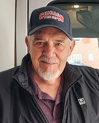 Fred Campbell wearing a baseball cap