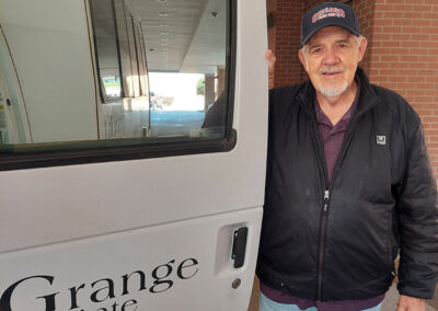 Transportation Driver Fred Campbell at La Grange Pointe