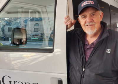 Transportation Driver Fred Campbell at La Grange Pointe