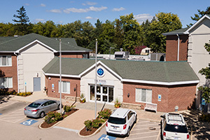 aerial view front of The Pointe at Eastgate